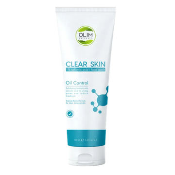 OLIM NATURALS - Salicylic Acid Face Wash: Blemish-Busting, Oil-Balancing, Clarifying, Exfoliating Cleanser for Acne-Prone Skin 100 ML